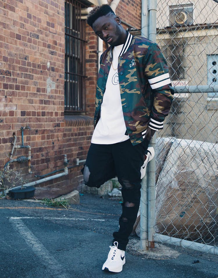 Carré Capitale Varsity Jacket Camo