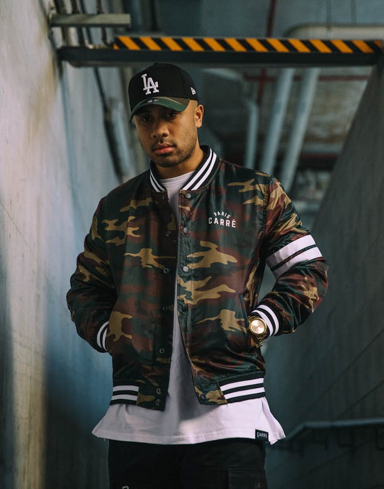 Carré Capitale Varsity Jacket Camo