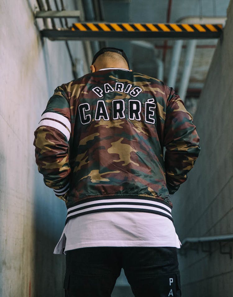 Carré Capitale Varsity Jacket Camo