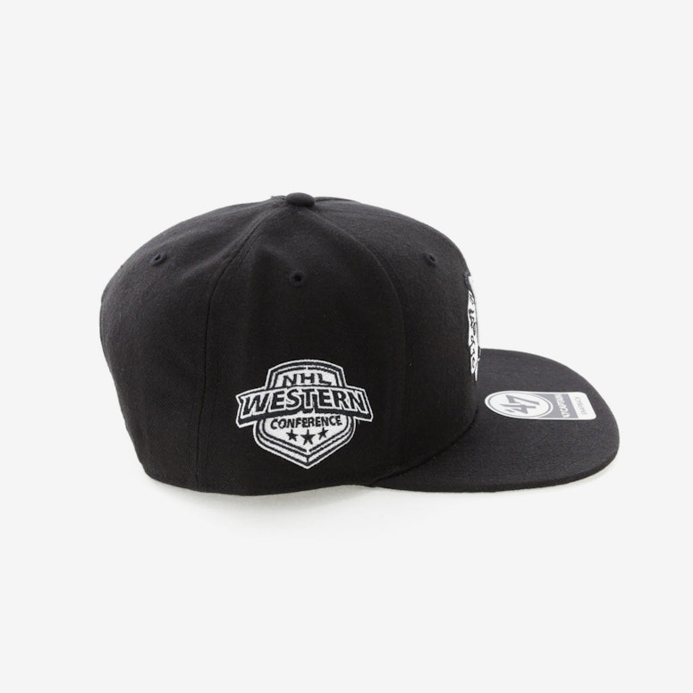 47 Brand Chicago Blackhawks Captain Snapback Black/White