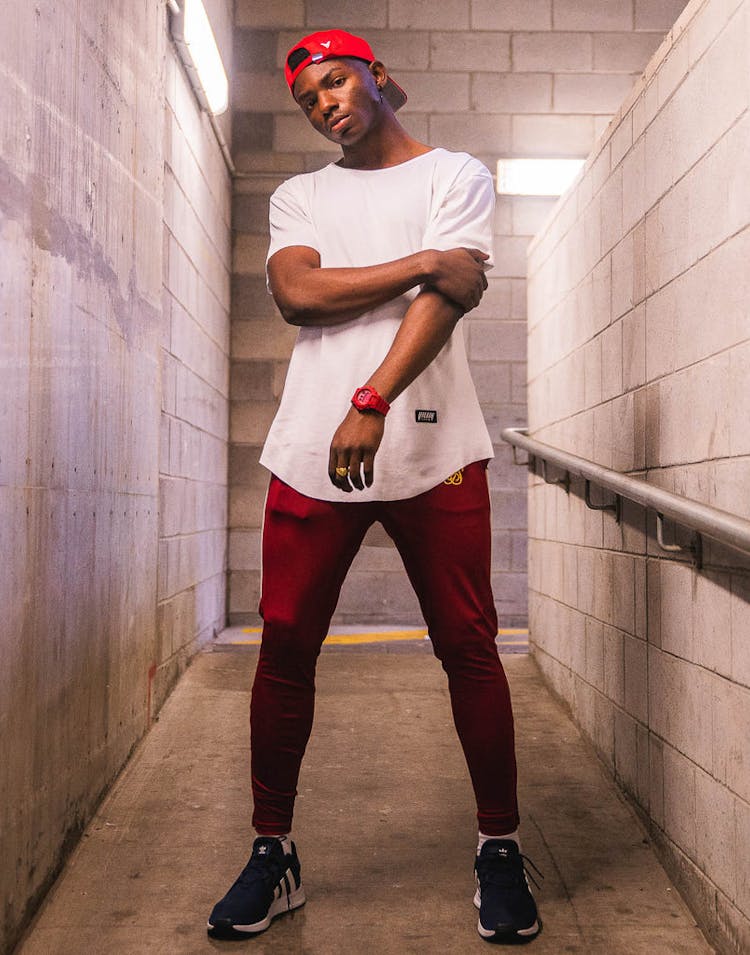 Brick City Villin Faded Faith Tee White/White