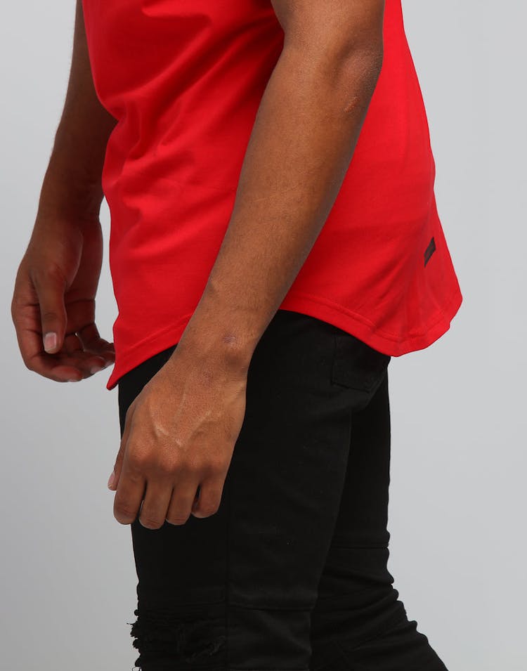 Emperor Apparel Baseball T-Shirt Red
