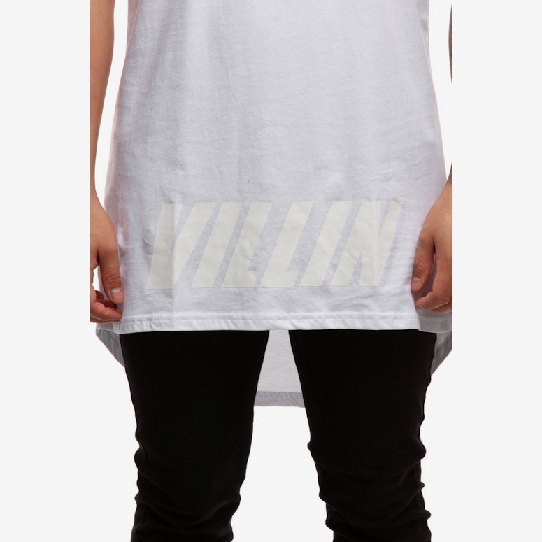 Brick City Villin Shadow Tee White/White
