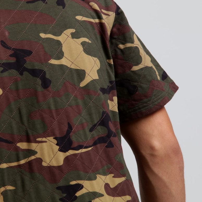 Carré Signal Quilted SS Sweater Camo