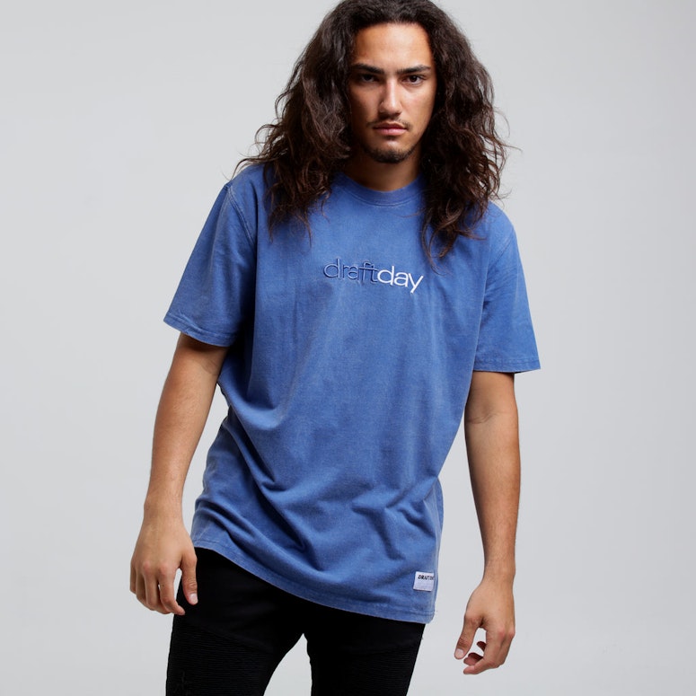 Draft Day Washed Up SS Tee Blue