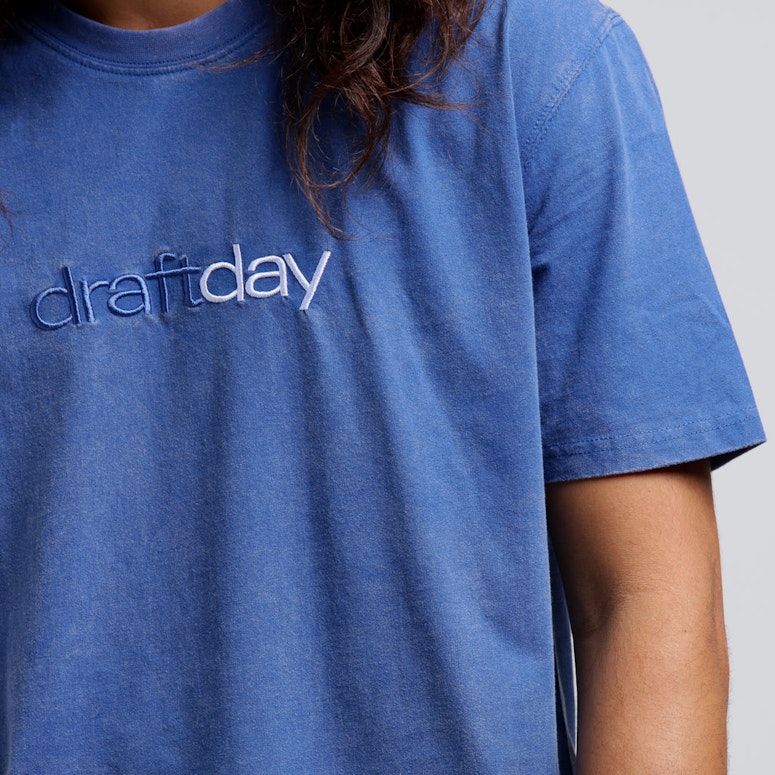 Draft Day Washed Up SS Tee Blue