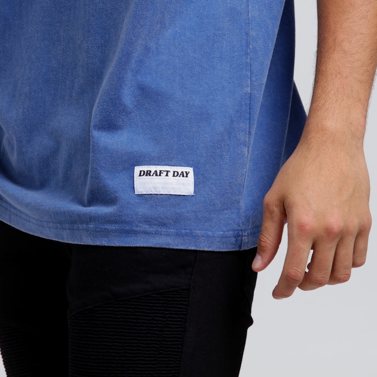 Draft Day Washed Up SS Tee Blue