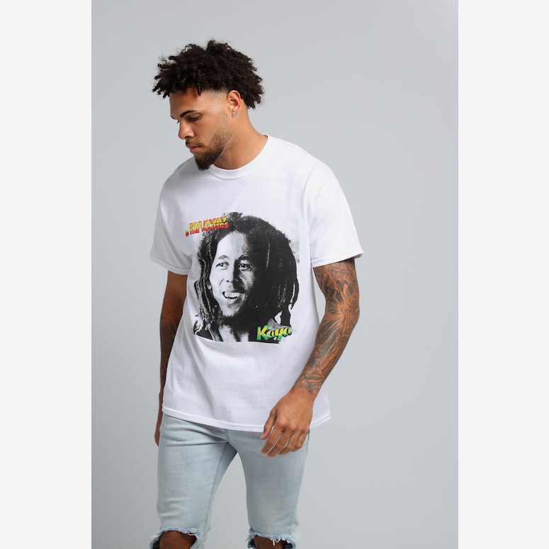 Bob Marley Kaya Smoke SS Tee White