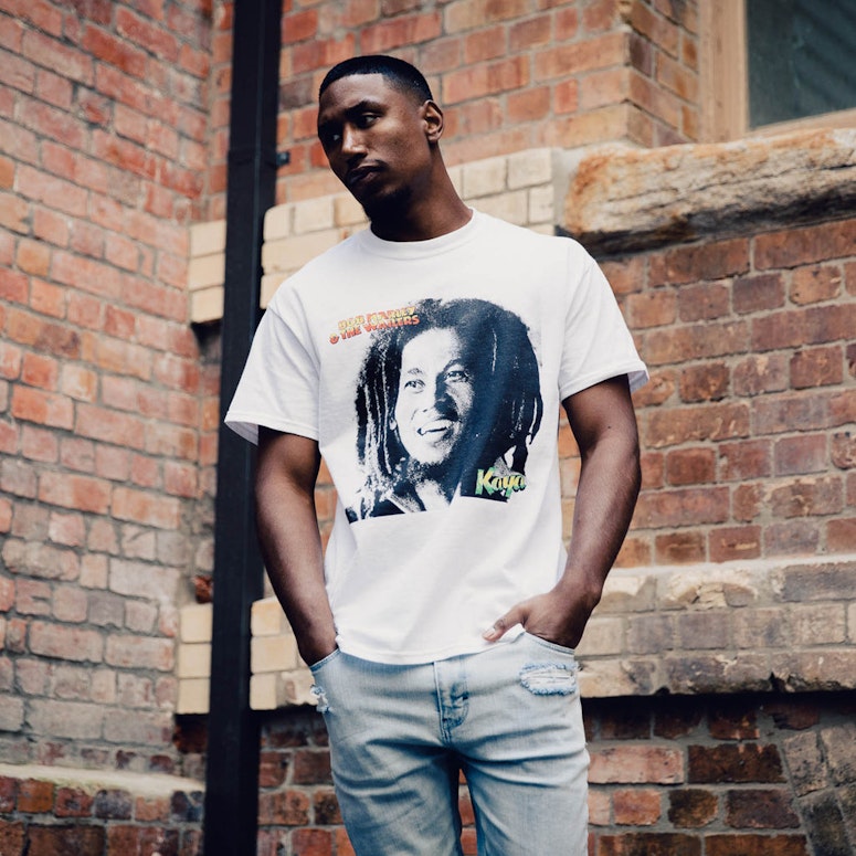 Bob Marley Kaya Smoke SS Tee White