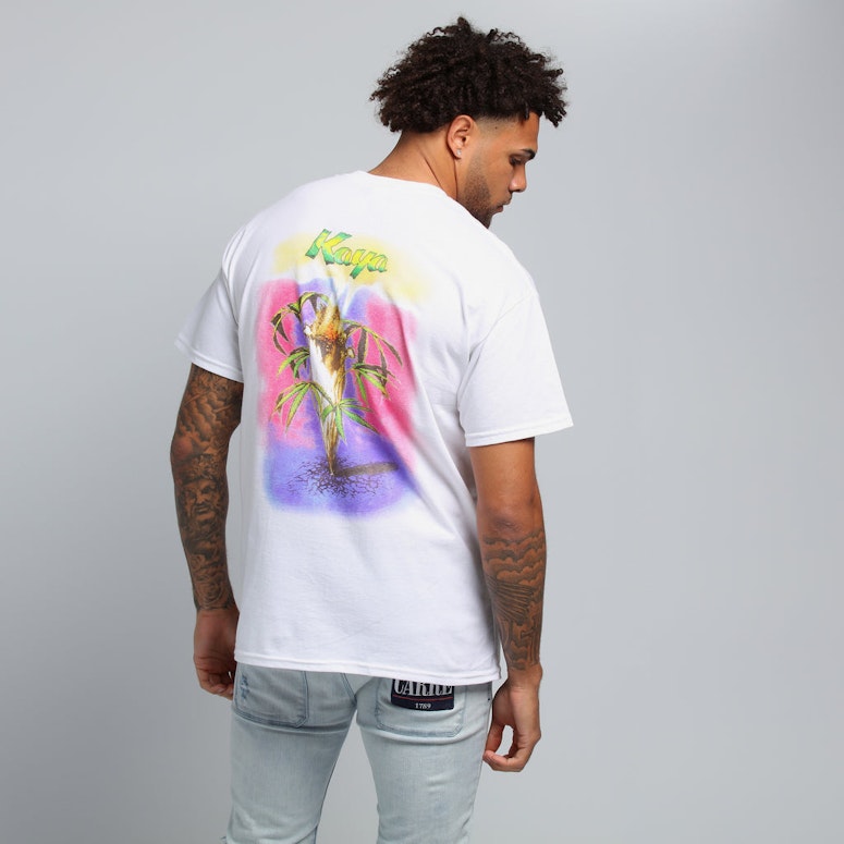 Bob Marley Kaya Smoke SS Tee White