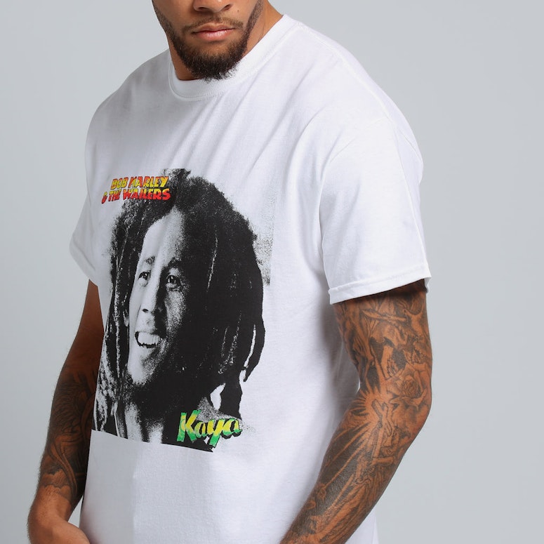 Bob Marley Kaya Smoke SS Tee White
