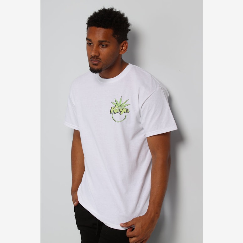Bob Marley Kaya Rainbow SS Tee White