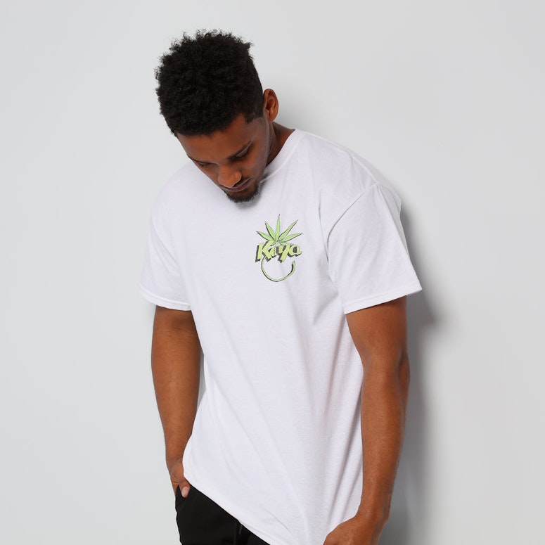 Bob Marley Kaya Rainbow SS Tee White