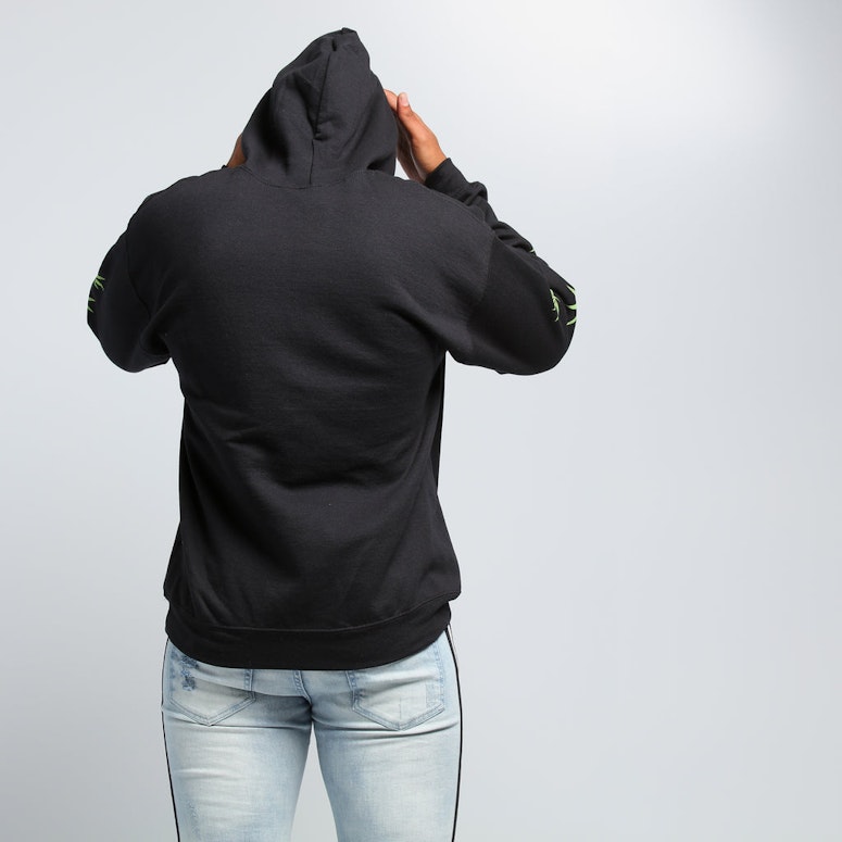 Bob Marley Kaya Leafs Hoodie Black