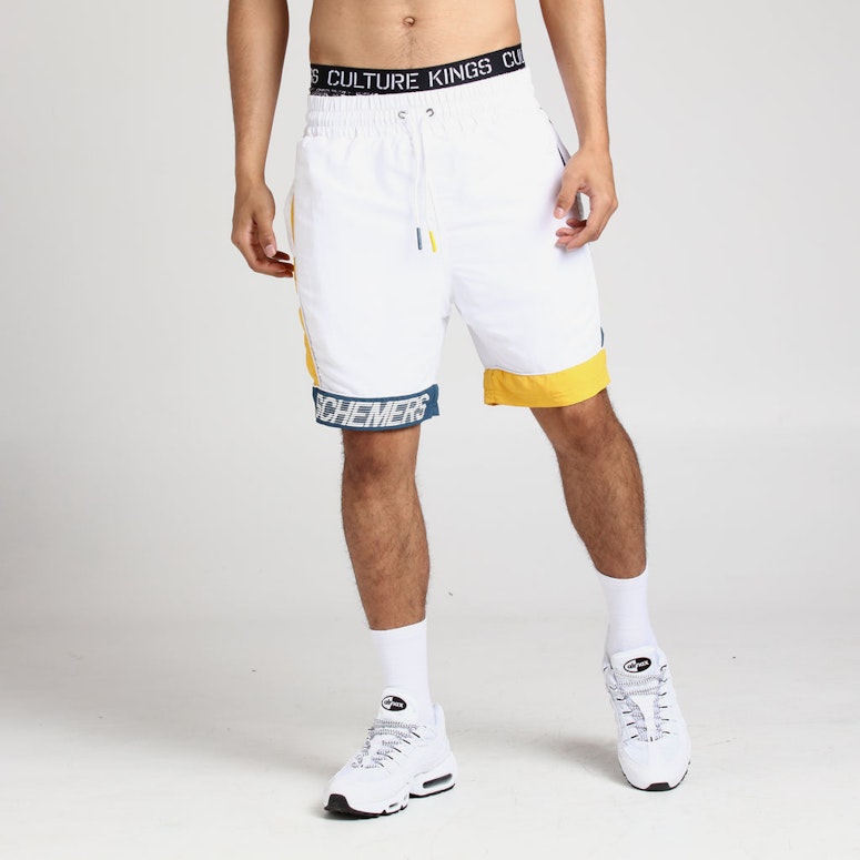Grand Scheme Offside Shorts White/Blue/Yellow