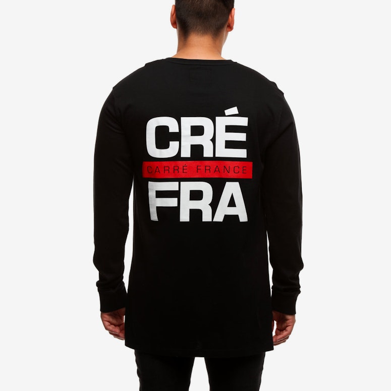 Carré Abbreviation Divise LS Tee Black