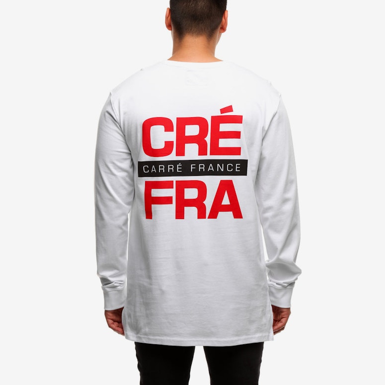 Carré Abbreviation Divise LS Tee White