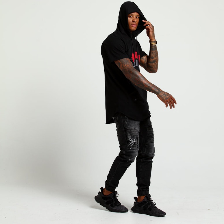 Saint Morta Bouquet Hoodrat Tall Tee Black