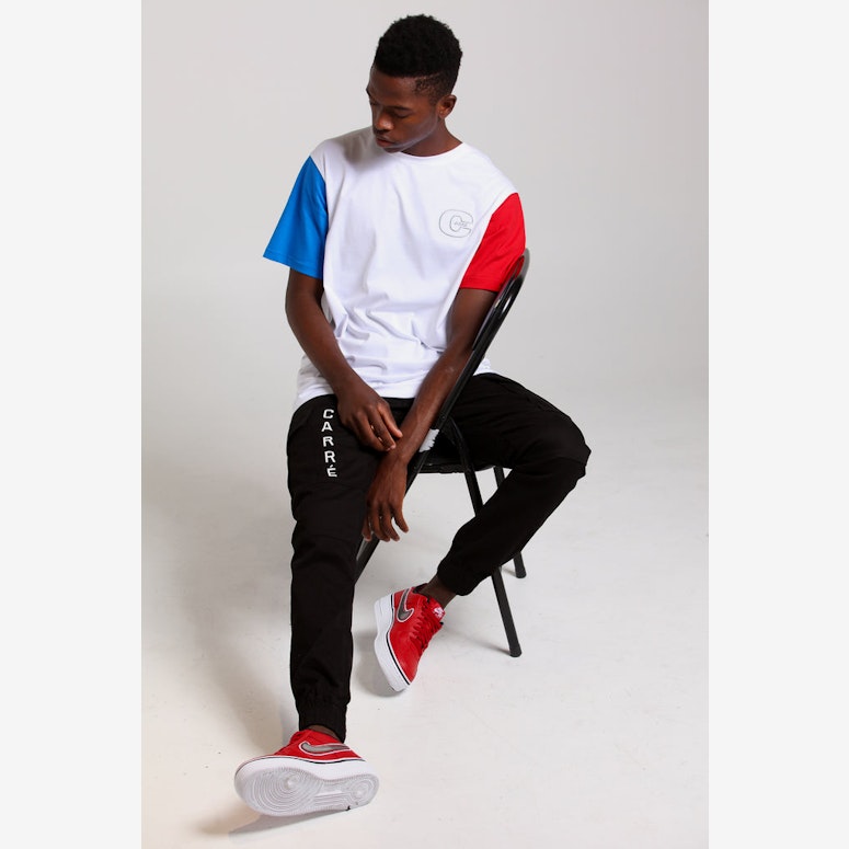 Carré Trois Droptail SS Tee White/Blue/Red