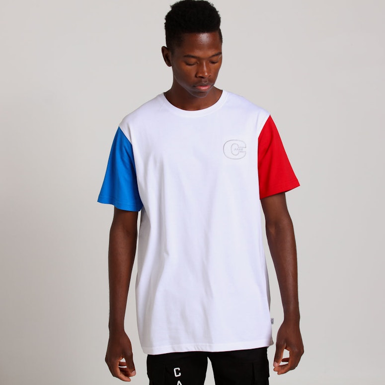 Carré Trois Droptail SS Tee White/Blue/Red