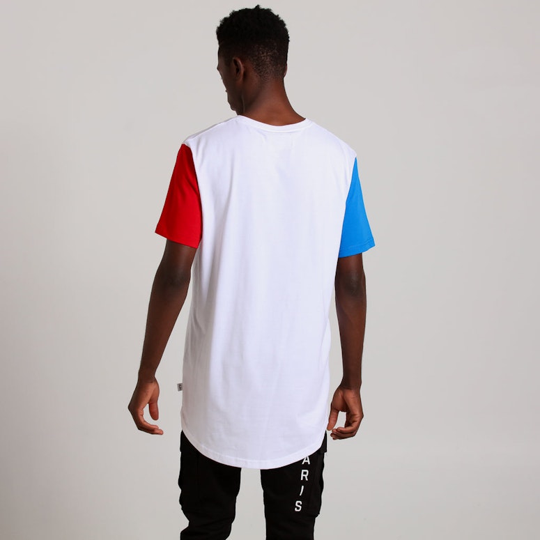 Carré Trois Droptail SS Tee White/Blue/Red