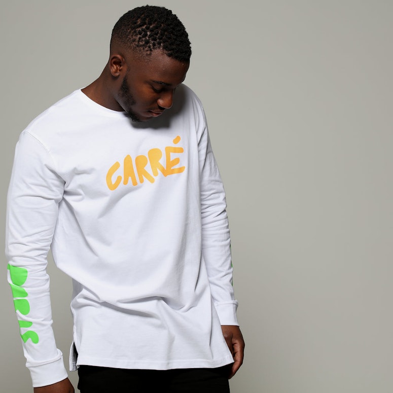 Carré Manic Divise LS Tee White