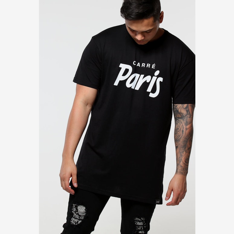 Carré Ecriture Divise SS Tee Black