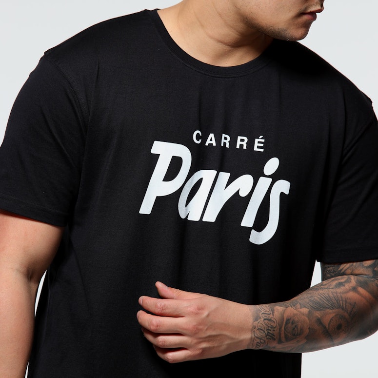 Carré Ecriture Divise SS Tee Black