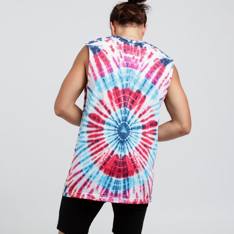 New Slaves Tie Dye Muscle Blue Tie Dye