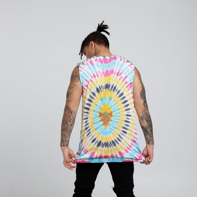 New Slaves Tie Dye Muscle Multi Tie Dye