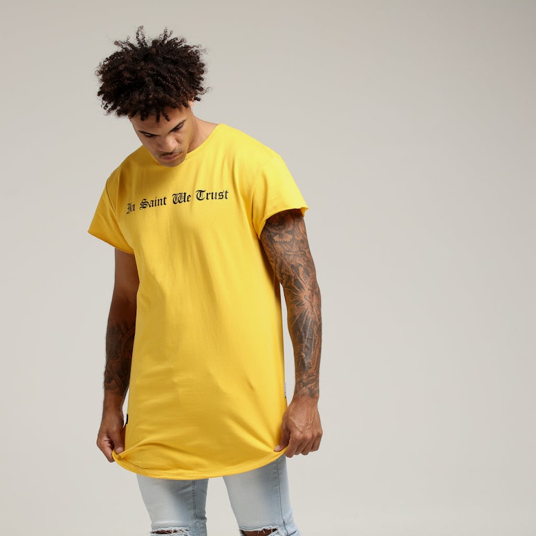 Saint Morta Faith Battlefield Tall Tee Mustard