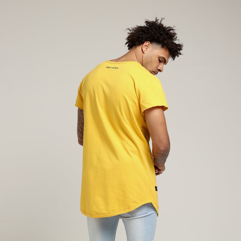 Saint Morta Faith Battlefield Tall Tee Mustard