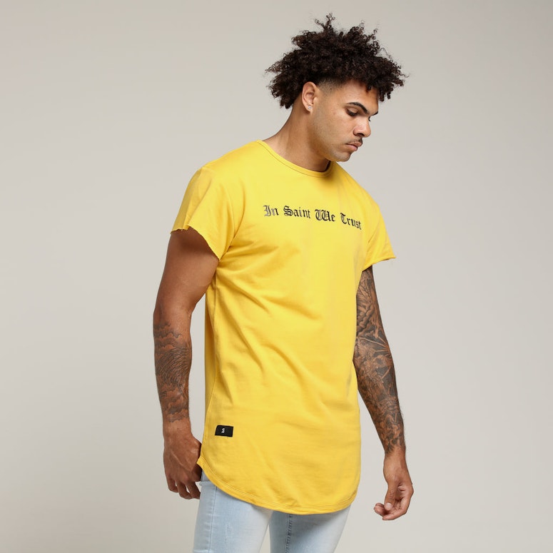 Saint Morta Faith Battlefield Tall Tee Mustard