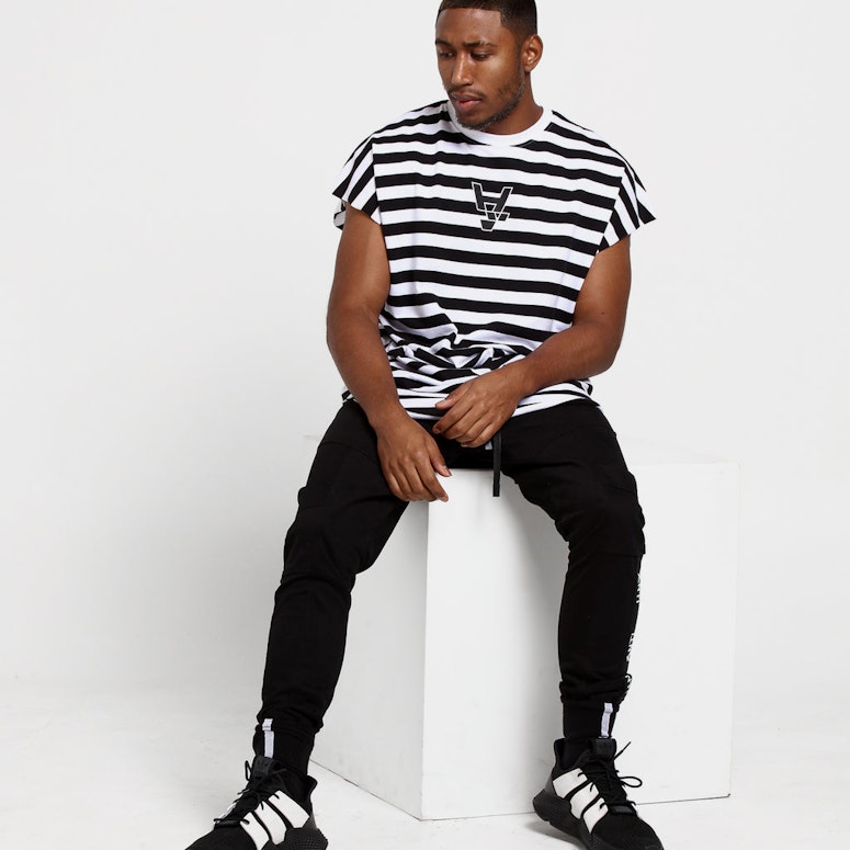 The Anti-Order Non-Stripe Bat Sweat White/Black