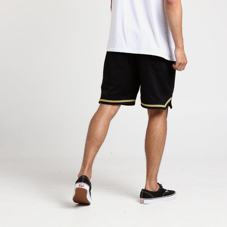 Saint Morta Mesh Basketball Short Black/Gold