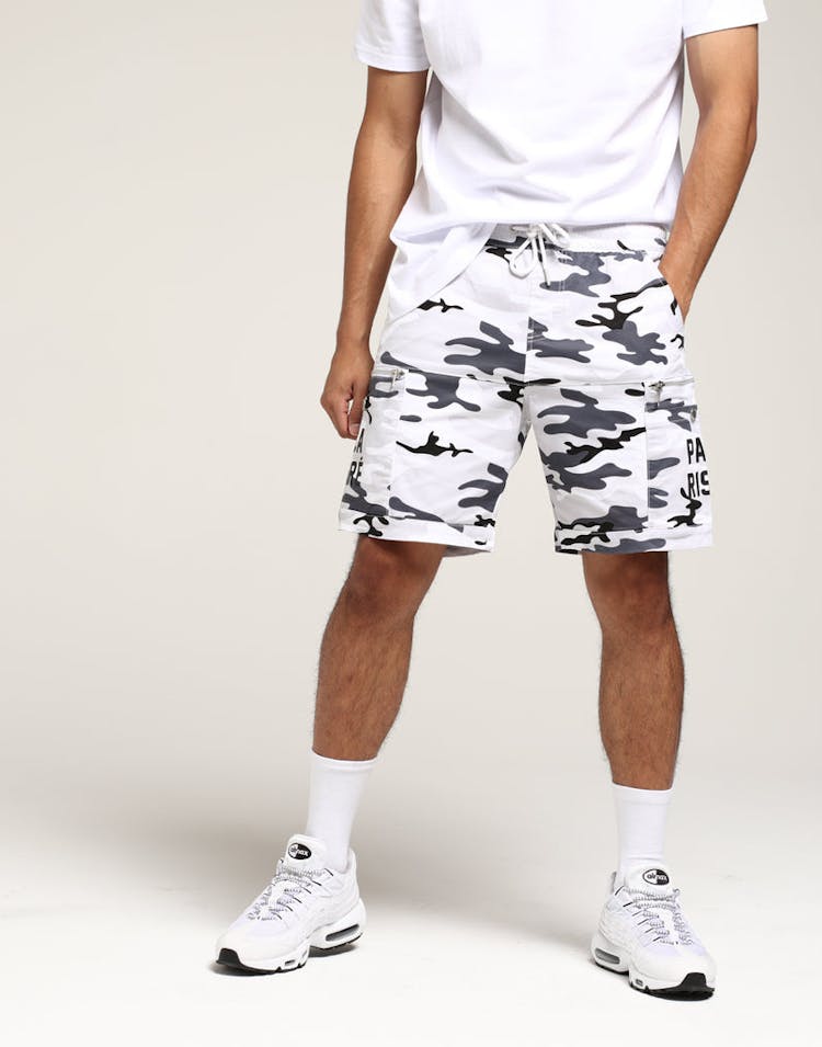 Carré Tactique Shorts Snow Camo