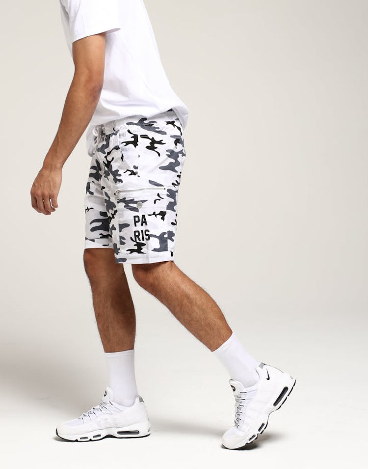 Carré Tactique Shorts Snow Camo