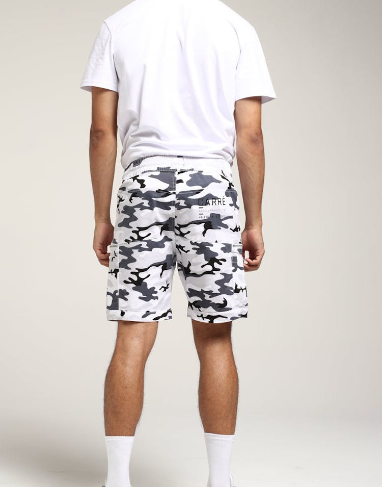 Carré Tactique Shorts Snow Camo