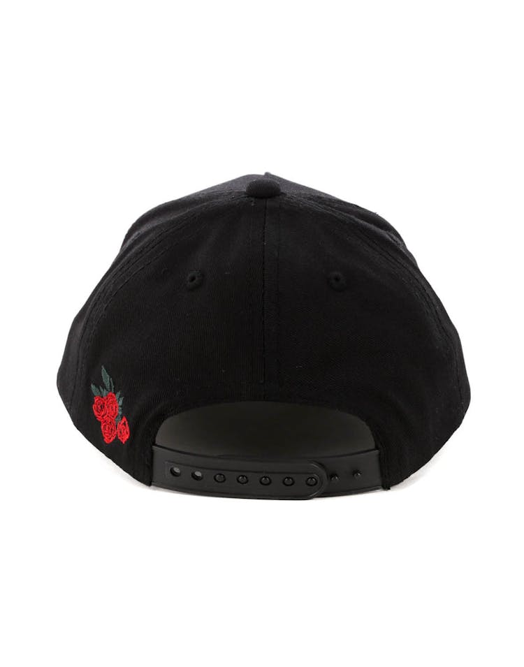 Lil Hommé Rosette Snapback Black
