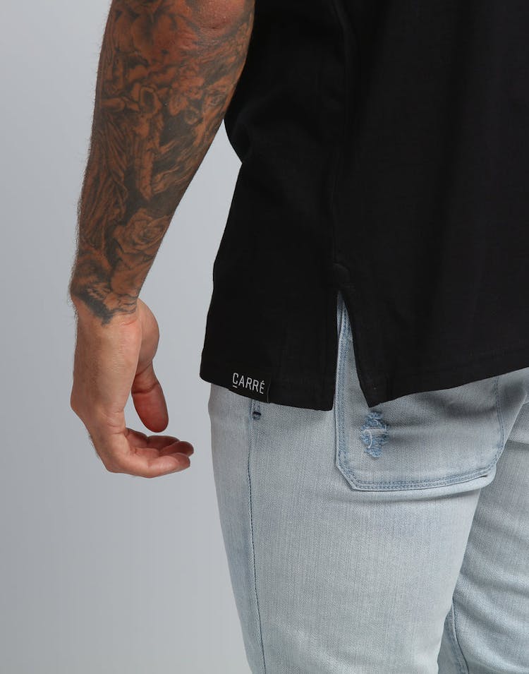 Carré Mondialisation Divise SS Tee Black