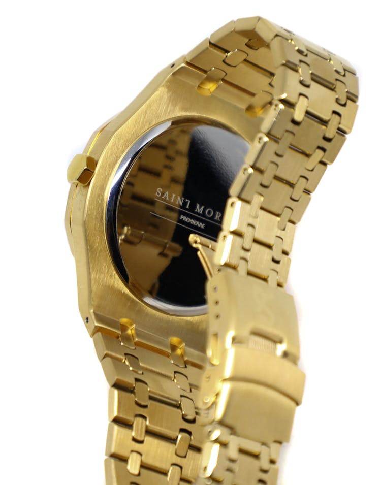 Saint Morta Luxe Watch Gold/Black