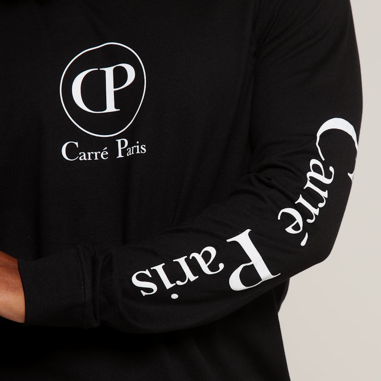 Carré Cercle Divise LS Tee Black
