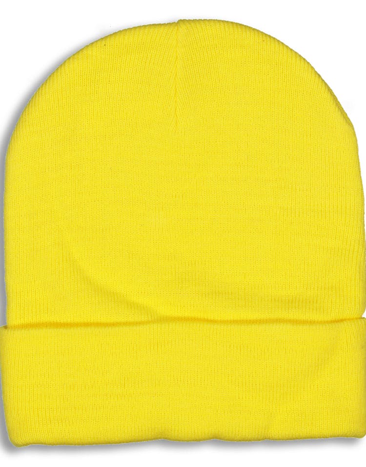 Black Pyramid Fold Pyramid Scully Beanie Yellow