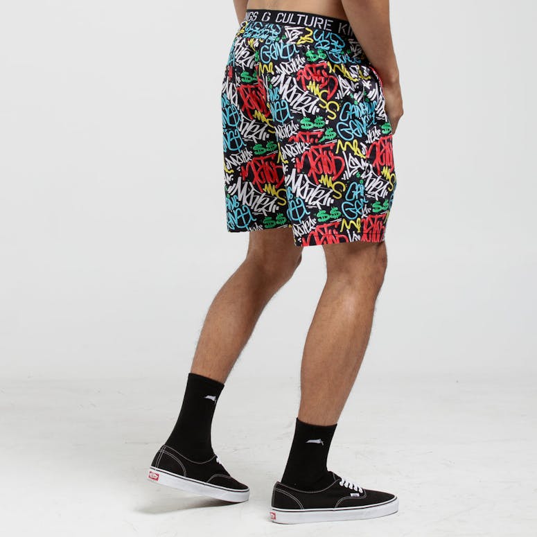 Goat Crew Graff Party Shorts Black