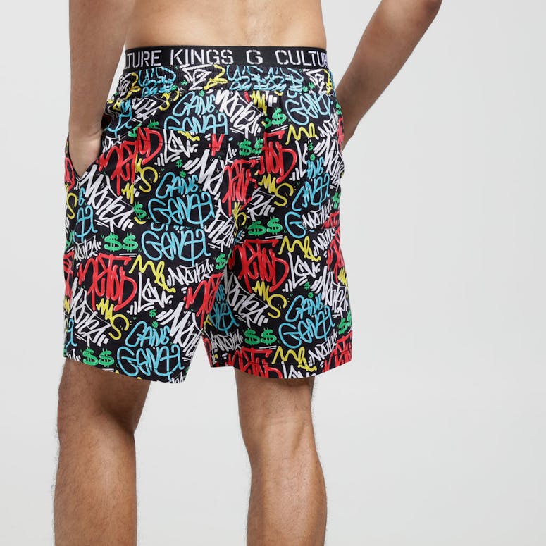 Goat Crew Graff Party Shorts Black