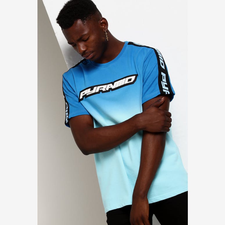 Black Pyramid Dip Dye Pastel SS Shirt Light Blue
