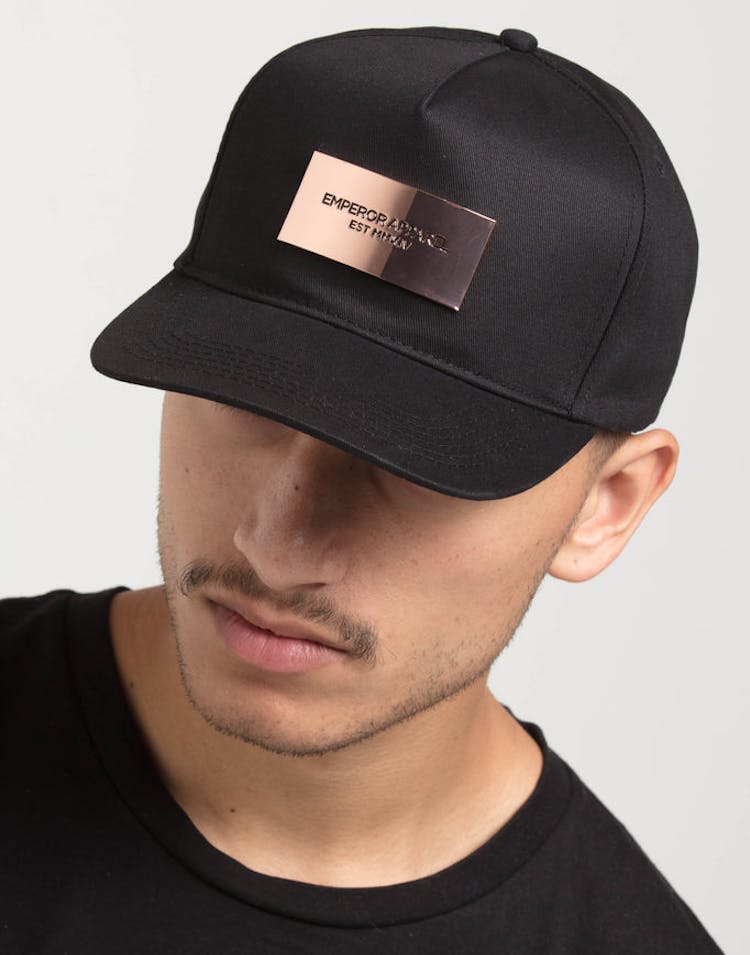 Emperor Apparel Prestige Gold Snapback Black