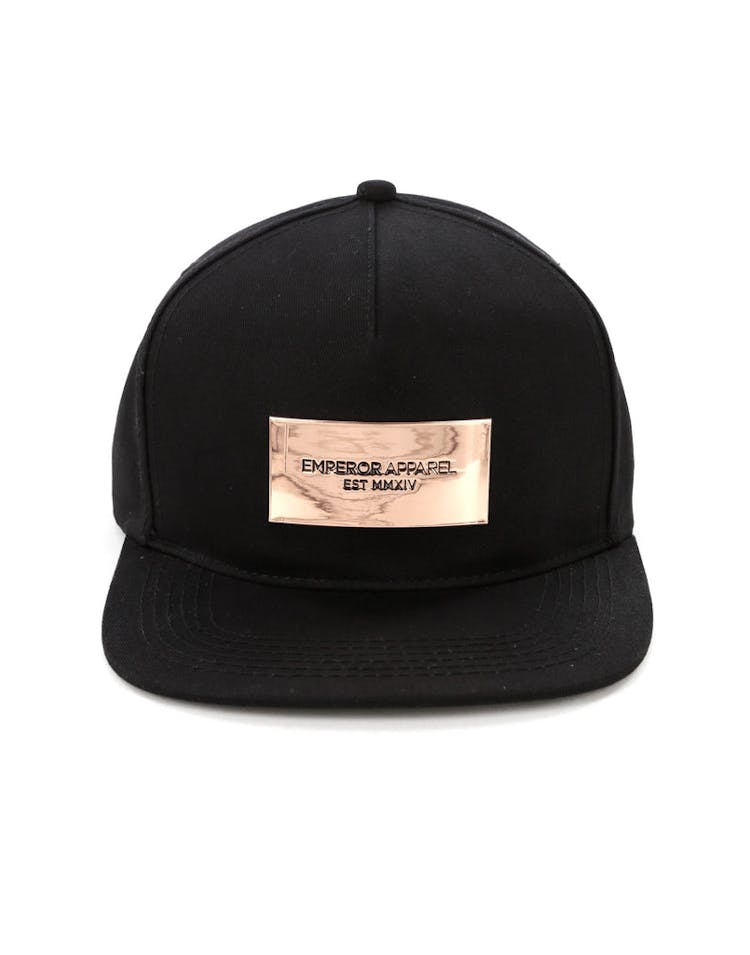 Emperor Apparel Prestige Gold Snapback Black