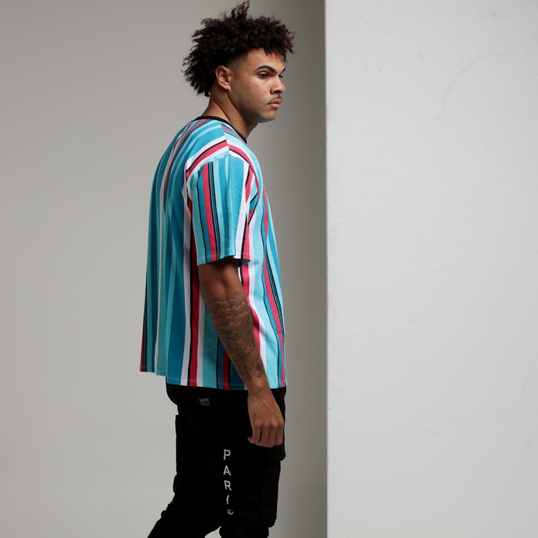 Loiter NYC Fruit Salad Tee Blue/Pink