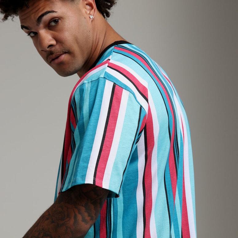 Loiter NYC Fruit Salad Tee Blue/Pink